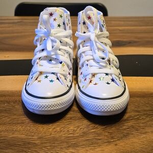 Girls "Stars" Converse 12c